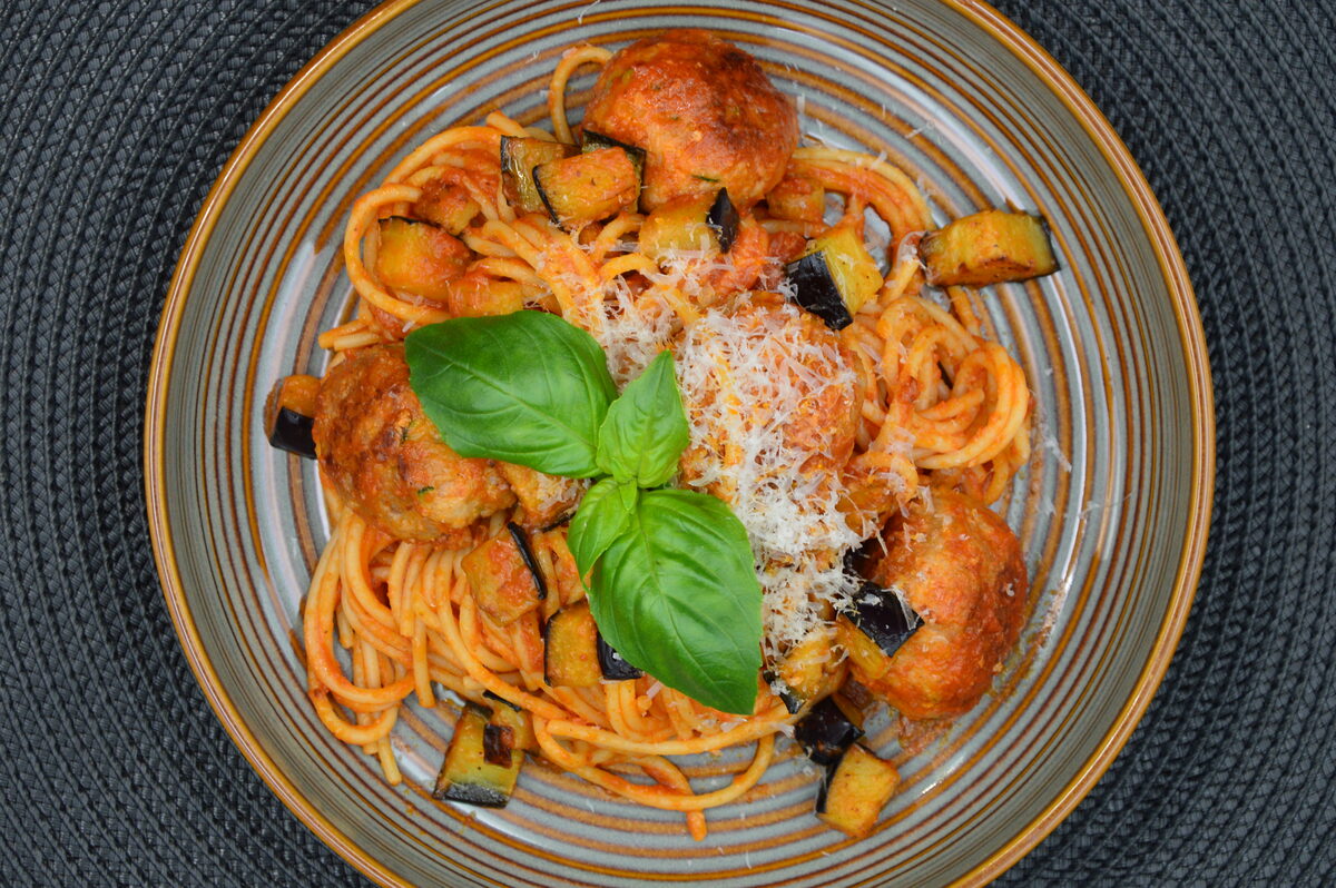 Pasta polpette alla Norma uit onze keuken
